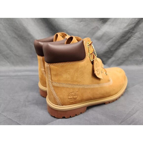Timberland Youth 6 Inch Premium Waterproof Boots Wheat Size 2 NEW NO BOX! - Picture 7 of 11